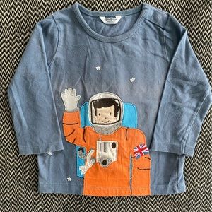 Boys Boden astronaut top